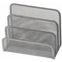 Q-Connect Briefständer KF00852, silber, Metall 5705831008526 Q-connect
