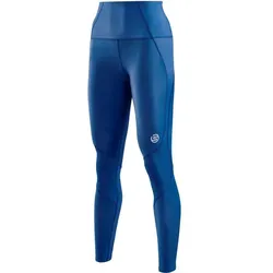 SKINS Damen Tight Lauftights S3 Skyscraper, Blau, XS