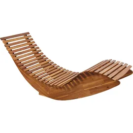 Beliani Gartenliege 60 x 90 x 60 cm Braun