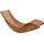 Beliani Gartenliege 60 x 90 x 60 cm Braun