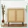 Relaxdays Kommode 80 x 80 x 40 cm Natur/Schwarz