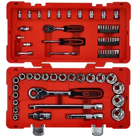 KS Tools 1/4"+1/2" Chromeplus Steckschlüssel-Satz 68-tlg.