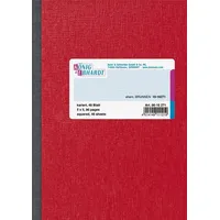 KÖNIG & EBHARDT Kladde 8616271 DIN A6 kariert rot