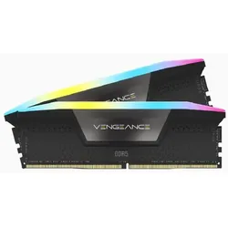 CORSAIR Arbeitsspeicher "Vengeance RGB DDR5 6200MHz 32GB (2x16GB)", schwarz, 2x16GB, 6200 MHz, Arbeitsspeicher