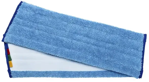 Mopptex Mikrofaser Klettmop SPEED blau 60 cm Wischmopp 100 % Mikrofaser Wischmopp mit Klettrücken