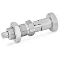 Ganter norm Edelstahl-Rastbolzen mit Rastsperre