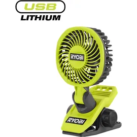 RYOBI 4 V USB-LITHIUM Akku-Clip-Ventilator RCF4-0,