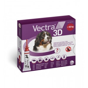 Vectra 3D XL Spot-on hond 40+ kg (3 pipetten)  3 x 3 pipetten