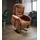 sit&more TV-Sessel Morten Kunstleder 76 x 113 x 78 cm Braun mit Motor und Aufstehhilfe