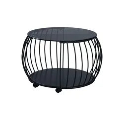 Couchtisch  Sardinien , grau , Maße (cm): H: 45,5  Ø: 60