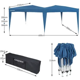 DEUBA Capri 3 x 6 m blau