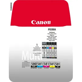 Canon PGI-580 pigmentschwarz + CLI-581 CMYK