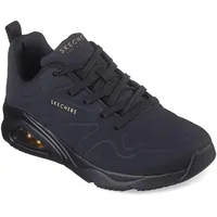 SKECHERS Damen Tres-air UNO Sneaker, Schwarz/Schwarz, 40 EU