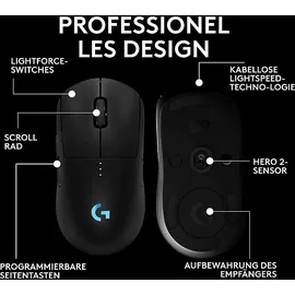 Logitech PRO 2 LIGHTSPEED Schwarz