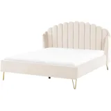 Beliani Ambillou 180 x 200 cm Hellbeige