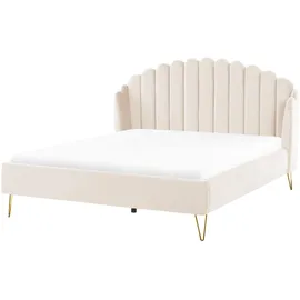 Beliani Ambillou 180 x 200 cm Hellbeige
