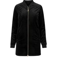 URBAN CLASSICS Long Velvet Parka Black XS