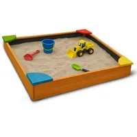 BestLivings Sandkasten mit Abdeckung braun