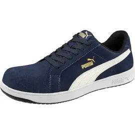 Puma Iconic Suede NAVY Low S1PL ESD - 46 - Blau