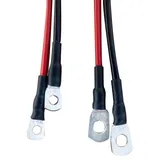 Ective H07V-K Batteriekabelsatz 6mm2 rot/schwarz M6/M8 1 Meter