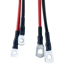 Ective H07V-K Batteriekabelsatz 6mm2 rot/schwarz M6/M8 1 Meter