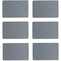 Zeller Present Platzset, (Set, 6 St.), hochwertige Filzmatte