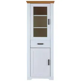 Interlink Vitrine Maluno 68 x 41 x 193,1 cm Weiß