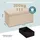 Blumtal Truhenbank Beige 76 x 38 x 38 cm