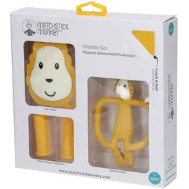 MATCHSTICK MONKEY Beißring Starter Set Löwe