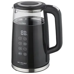 digitaler 1,7L Wasserkocher mit Temperatureinstellung kabellos