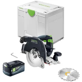 Festool HKC 55 KEB-Basic Akku-Handkreissäge 18 V 160 mm + 1x Akku 5,0 Ah + Systainer