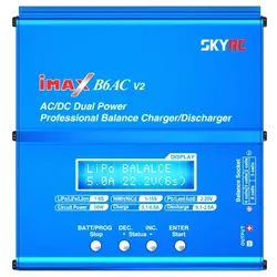 SkyRC SK-100008-01, Lithium Polymer (LiPo), Lithium-Ion (Li-Ion), Nickel-Cadmium