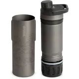 Grayl Titanium UltraPress Wasserfilter Trinkflasche covert black