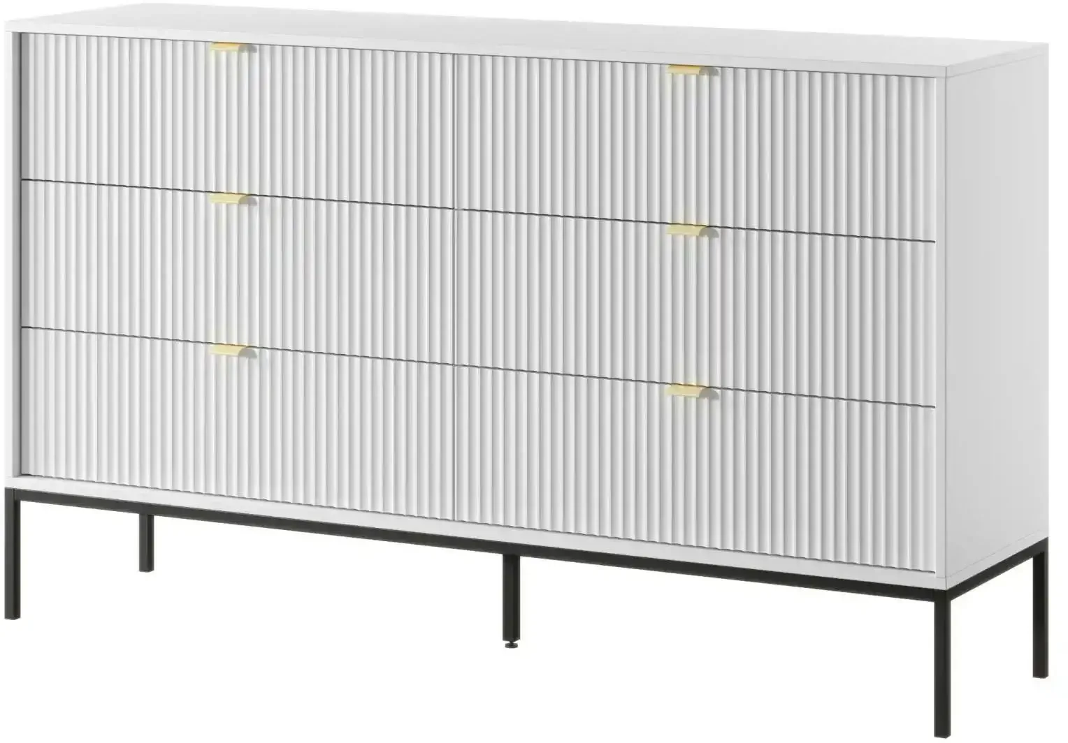Selsey Sideboard  Vellore , weiß , Maße (cm): B: 154 H: 91