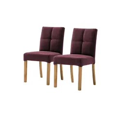 Woodford Esszimmerstuhl im 2er Set Mako , rot , Maße (cm): B: 48 H: 89 T: 64.0