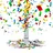 Relaxdays Party-Popper 40 cm Bunt