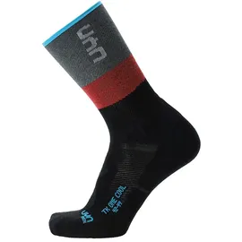 Uyn Trekking One Cool Socken 1er Pack Schwarz/Grau 35-36
