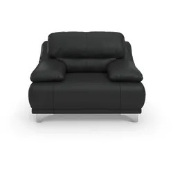 Sessel COTTA "Maranello", schwarz, B:118cm H:86cm T:93cm, Sessel, Einzelsessel