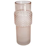 Goldbach Tischvase Elegante Glasvase Ø 11 cm X H 28,5 cm Rosa (1 St) rosa Ø 11 cm x 28.5 cm x 11 cm