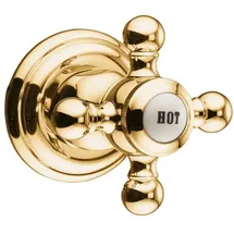Kludi 1926 Unterputzventil, Adlon Unterputz Ventil 518164520 Feinbau Set, Markierung: Hot, vergoldet