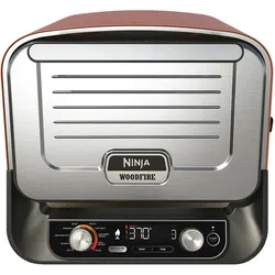 Ninja OO101EU Woodfire Outdoor Ofen, Woodfire-Technologie, Bis zu 370 °C