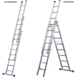 Iller-Leiter Alu-Mehrzweckleiter 3-tlg. 53012