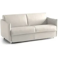 2-sitzer Schlafsofa Follina, Schlafsofa Fürs Wohnzimmer, Gepolstert, Abnehmbar, 100 % Made In Italy-qualität, 160x95 H90 Cm, Beige - Dmora
