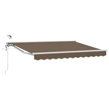 vidaXL Elektrische ausziehbare Markise 3,5 x 2 m taupe