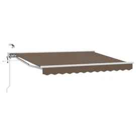 vidaXL Elektrische ausziehbare Markise 3,5 x 2 m taupe