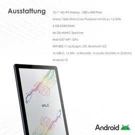 VALE V10E-LTE-464 Tablet mit LTE