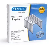 Rapesco 1238 923/12mm, Typ 23 verzinkte Heftklammern, 1000 Stück
