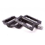 KHE Acme BMX Pedale Aluminium Präzisionsgelagert schwarz 9/16" CrMo Achse nur 392g