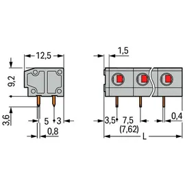 WAGO GmbH &amp; Co. KG Leiterplattenklemme 235-504