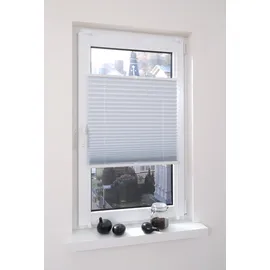 LIEDECO Klemmfix Thermo-Plissee verspannt, verdunkelnd weiß